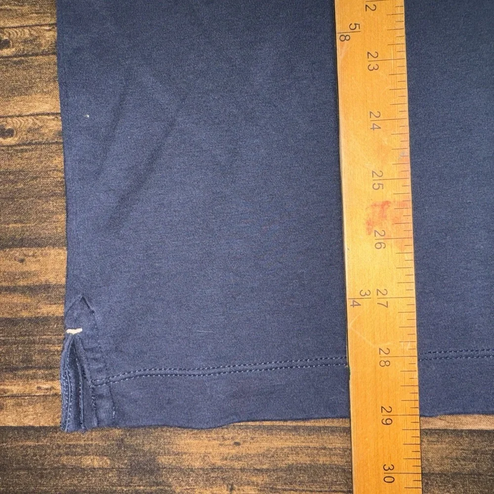 Banana Republic Mens Large Tall Blue Luxury Touch Cotton Polo Shirt